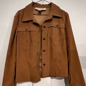 Vintage Doncaster Tan Suede Coat l 10